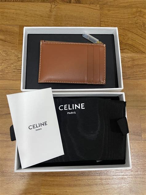 detachable celine wallet|celine zipped card holder.